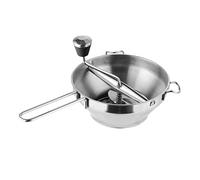 WATIIFUFU Máquina de mermelada de acero inoxidable colador de frutas machacadores de patatas cocedor de patatas hacer puré de manzana arroz de comida herramientas para hacer mermelada Silver