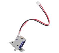 WATIIFUFU Mini Cerradura Solenoide de Marco Abierto 12v Dc, Electroimán Magnético de 4,5 Mm de Recorrido para Cajones y Gabinetes, Tipo Empujar y Tirar, Uso Versátil en Hogar y Oficina
