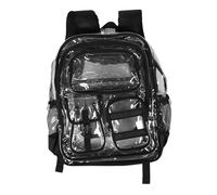 WATIIFUFU Mochila De Estadio Transparente con Solapa Bolsa Transparente Mini Mochila para Niñas Pequeña Homologada para Estadios