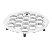 WATIIFUFU Molde para Hacer Empanadillas de 19 Orificios, Prensa Manual de Aleación de Aluminio, Molde Redondo para Dumplings, Herramientas para Ravioles, Utensilio Multifuncional para