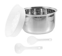 WATIIFUFU Olla Interior de Acero Inoxidable 3l para Olla Eléctrica de Cocinar Arroz Diseño Exquisito y Función de Calentamiento para Repuesto en Cocina Doméstica