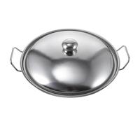 WATIIFUFU Olla Seca de Acero Inoxidable 11 Pulgadas Tapa para Estufa, Resistente a Altas Temperaturas, Utensilio de Cocina Multifuncional para Hogar y Preparación de Estilo Estilo Aleatorio