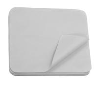 WATIIFUFU Paños de Microfibra para Limpiar Gafas y Lentes 100 Unidades 17X14 CM Doble Cara de Microfibra Ultrasuave Tipo Gamuza Color Gris Claro Ideales para Limpieza de Móviles