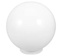 WATIIFUFU Pantalla de Lámpara Esfera Acrílica Leche 150 Mm Base 95 para Iluminación Exterior Jardín y Aplique de Pared, Cubierta Resistente Intemperie para Luces de Globo Reemplazo