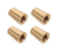 WATIIFUFU Patas de Latón Cónico para Base de Madera Artesanía, Soporte Estable y Diseño Elegante, Adecuado para Decoración del Hogar y Electrodomésticos de Cocina, Paquete de 4 Piezas