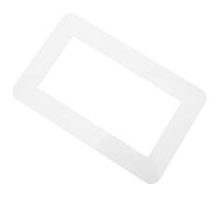 WATIIFUFU Pegatina Adhesiva para Interruptor Doble 173x86 Mm Color Blanco, Cubierta Acrílica Protectora sin Tornillos, Placa de Salida Ciega Resistente a Rayones, Adecuado para Decoración