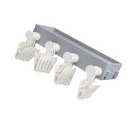 WATIIFUFU Percha Extensible de Pared para Ropa Interior y Calcetines, Ligera y Resistente de PP, Adecuado para Viajes y Uso Diario en Espacios Reducidos