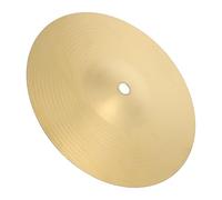 WATIIFUFU Platillo y Mejora Habilidades de Batería de Jazz de 8 Pulgadas de Latón Dorado, Accesorio para Kits de Batería