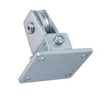 WATIIFUFU Polea Fija de Cable de Acero U Tipo Rueda Metálica de Alta Resistencia Ruido Polea de Elevación para Carga Pesada Montaje en Pared y Techo Uso Industrial y Construcción