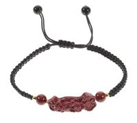 WATIIFUFU Pulsera Feng Shui Unisex de Riqueza con Cuerda Trenzada Amuleto Tradicional Chino de Protección y Brazalete con Diseño de Animales Mitológicos