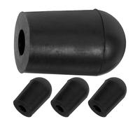 WATIIFUFU Punta de Goma Antideslizante para Clavija de Violonchelo, Protector de Extremo 6 Mm, 4 Piezas, Accesorio para Cordal de Contrabajo, Repuesto Estable para Instrumentos Musicales