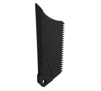 WATIIFUFU Raspador Trapezoidal de Cera Surf con Tecla de Aleta con Diseño de Textura de Carbono, Peine Profesional de Abs para Mantenimiento para Tablas de Surf y Skimboard