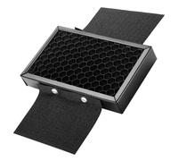WATIIFUFU Reflector Portátil Filtro de Rejilla de Panal para Control de Luz Led, Tamaño Pequeño y Ligero, Compatible Mayoría de Flashes Zapata, Accesorio para Fotografía