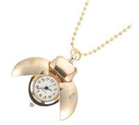 WATIIFUFU Reloj de Bolsillo Vintage Estilo Escarabajo con Cadena Dorada Resistente Aleación de Zinc Diseño Delicado y Práctico para Hombre y Mujer Accesorio Clásico para Uso Diario