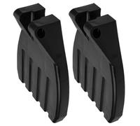 WATIIFUFU Reposapiés Aplicables para Silla de Ruedas, Juego de 2 Piezas Resistentes Antideslizantes Compatibles, Accesorios Elevables para Movilidad y Uso Diario, Repuestos para Personas