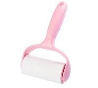 WATIIFUFU Rodillo Quitapelusas Rosa con Mango, Plástico, 1 Pieza | Refuerzo Adhesivo Fuerte Incluido, Repuesto de 1 Rollo, Cambio Fácil del Mango