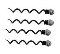 WATIIFUFU Sacacorchos de Metal Punta Espiral 4 Unidades, Repuesto para Abridor de Botellas de Vino, Accesorio para Kit de Reparación, Compatible Tapones de Vino y Cerveza, Herramienta