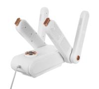 WATIIFUFU Secador de Zapatos con Temporizador Inteligente para Hogar | Calefacción y Desodorizante, Portátil para Botas Mojadas, Blanco de Plástico, Ac220