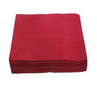 WATIIFUFU Servilletas Desechables Cena 25 Piezas Color Rojo Oscuro Textura Gruesa para Bodas Fiestas y Eventos Servilletas de Papel Absorbentes y Elegantes para Uso Higiénico en Reuniones