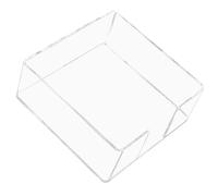 WATIIFUFU Servilletero de Acrílico Transparente, Caja de Pañuelos Rectangular Apertura Lateral, Organizador Compacto para Mesa y Baño, Dispensador Decorativo y Funcional para Hogar