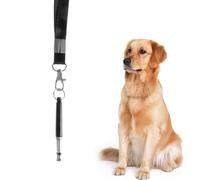 WATIIFUFU Silbato para Perros con Correa de Acero Inoxidable, Sonido Ultrasónico Inaudible para Humanos, Entrenamiento Canino Eficaz y Ahuyentador Silencioso