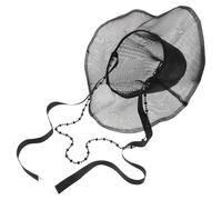 WATIIFUFU Sombrero Tradicional Coreano para Hombre, Copa Plana de Malla Negra Transpirable, Accesorio Vintage de Disfraz Hanfu, Tocado Antiguo para Teatro y Eventos Culturales