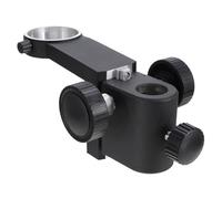 WATIIFUFU Soporte de 50 Mm de Ajuste para Microscopio Monocular Estructura Ligera y Estable, Fabricado en Plástico Negro y Microscopía Precisa para Uso Industrial