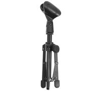WATIIFUFU Soporte de Micrófono de Mesa Trípode Plegable y Clip, Estructura Metálica Estable Patas Plegables para Escritorio y Presentaciones