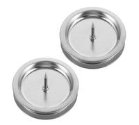 WATIIFUFU Soporte Para Quemar Palos De Moxa De Acero Inoxidable 2 Piezas Doble Bandeja Resistente Al Calor Para Uso Doméstico Spas, Base Metálica Para Moxibustión En Terapias Alternativas