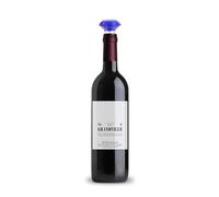 WATIIFUFU Tapón de Vino Diseño de Cristal Diamante y Sellador de Metal y Silicona, Sellador para Botellas de Vino y Cerveza en Banquetes y Cumpleaños