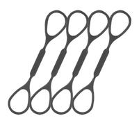 WATIIFUFU Tapones de Afinación de Trompeta de Silicona Negra, 4 Piezas Flexibles para Músicos Profesionales y Competencias
