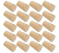 WATIIFUFU Tapones de Corcho Cónicos de Madera 20 Piezas Tapones Redondos para Botellas de Vidrio 22X18X35 CM Sellador Hermético para Botellas de Vino Cerveza y Zumo Uso Doméstico y
