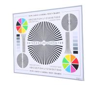 WATIIFUFU Tarjeta de Prueba de Enfoque para Cámaras CCTV Diseño Resistente y Patrón Intuitivo, Fabricada en Papel para Instalación en Proyectos a Largo Plazo