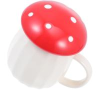 WATIIFUFU Taza de Cerámica Forma de Hongo Adorable y Versátil para Café en Casa o Restaurante, Diseño Elegante y Uso Prolongado Garantizado