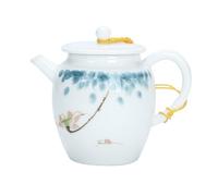 WATIIFUFU Tetera de Cerámica Estilo Chino Pequeña de 210ml Resistencia al Calor para Preparar y Servir Té en Oficina o Hogar Decorativa y Elegante