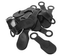 WATIIFUFU Tiras Antideslizantes Negras para Perchas de Silicona, 100 Unidades Reutilizables, Cubiertas Elásticas para Perchas de Madera y Plástico, Organizador de Ropa Adecuado para Uso