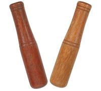 WATIIFUFU Trituradores de Ajo de Madera 2 Piezas Varillas de Molienda Manuales para Especias Utensilios de Cocina Ecológicos Tamaño Pequeño y Ergonómico para Uso en Hogar y Cocina