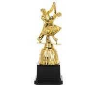 WATIIFUFU Trofeo de Baile para Estudiantes Competencias Infantiles, Copa Dorada de Plástico Diseño Elegante y Atractivo para Premiar Logros