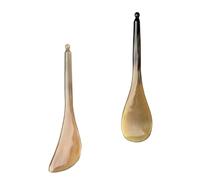 WATIIFUFU Varillas de Masaje Facial Gua Sha 2 Piezas para Rostro y Ojos, Material Sintético Beige Textura Que Promueve la Circulación Sanguínea