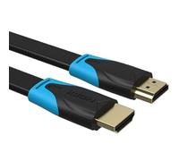Watio Wave Cable hdmi - cable v2.0 4k de 0.75 m, 30 awg, con conectores macho a macho, ideal para transmisión de audio y video de alta definición.*