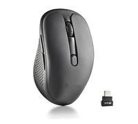 Watio Wave Ratón - inalámbrico, diseño ergonómico, 2.4 GHz, conexión USB, óptico, Ideal para Uso Diario, Compatible con múltiples Sistemas operativos.*