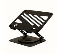 Watio Wave Soporte Elevador - Soporte metálico portátil Negro, Ajustable, diseño ergonómico, Resistente, Ideal para laptops y Dispositivos electrónicos.*