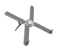 Watio Wave Soporte elevador - soporte metálico portátil plegable, color gris, ideal para elevar dispositivos, robusto y fácil de transportar. *