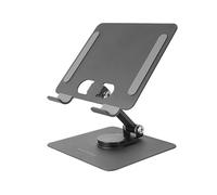 Watio Wave Soporte sobremesa - Soporte para Tablets Convertible 2 en 1, Color Negro, Ajustable, Material Resistente y diseño Moderno. Ideal para múltiples Posiciones.* #*