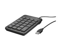 Watio Wave Teclado - Teclado numérico USB con 19 Teclas, conexión Plug and Play, diseño Compacto, Ideal para Trabajos Contables y administrativos.*