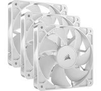 Watio Wave Ventilador - ventilador auxiliar de 120 mm, triple pack, diseño blanco, alta eficiencia y bajo ruido. Ideal para mejorar la refrigeración de sistemas.* #*