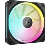 Watio Wave Ventilador - ventilador auxiliar de 120mm, con iluminación RGB, conexión iCUE Link, diseño en color negro, ideal para mejorar la refrigeración del sistema.* #*