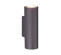 WatioWave Aplique de pared redondo negro, 2xGU10, ideal para iluminación decorativa y ambientes modernos.