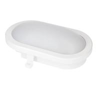 WatioWave Aplique LED Ovalado 12W 4200K IP54, luz eficiente y resistente al agua, ideal para exteriores y espacios interiores húmedos.