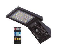 WatioWave Aplique solar LED regulable 3W IP65, ideal para iluminación exterior y eficiente en ahorro energético.